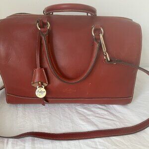 Boldrini Selleria Brunello large genuine leather bag